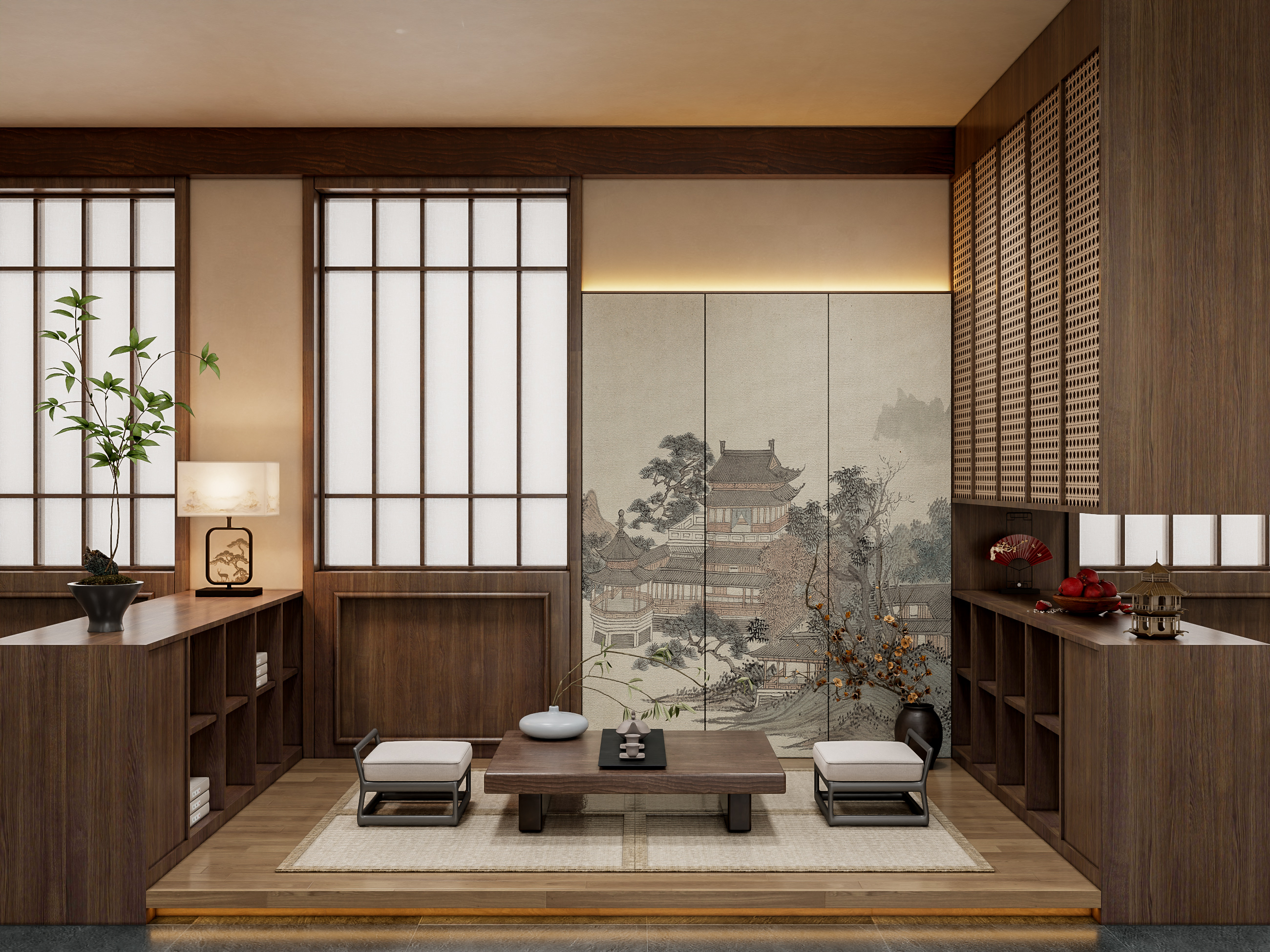 新中式茶室-1